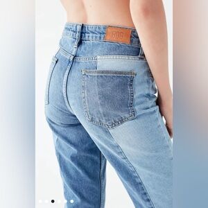 Urban Outfitters BDG Jessye Two-tone Straight Leg Jeans